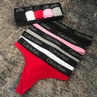 Черные стринги Calvin Klein хлопок: S. Код: Т391